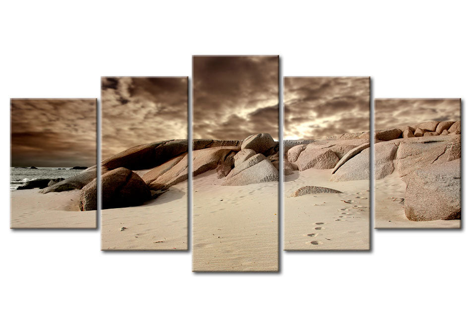 Stretched Canvas Landscape Art - Sandy Clouds
