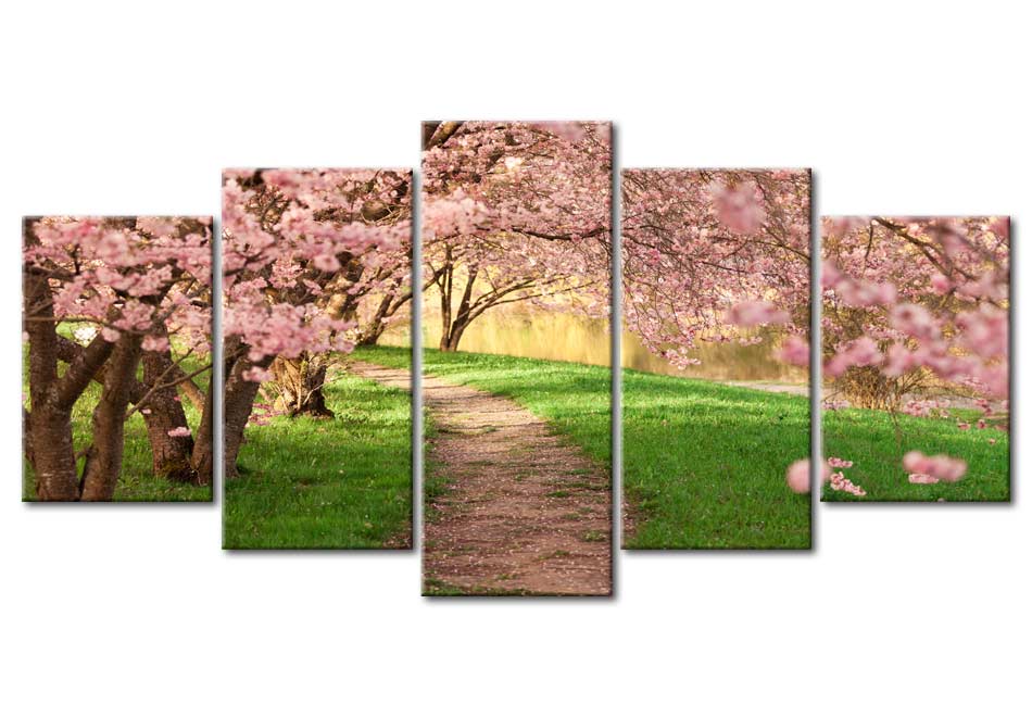 Stretched Canvas Landscape Art - The Path Of Love