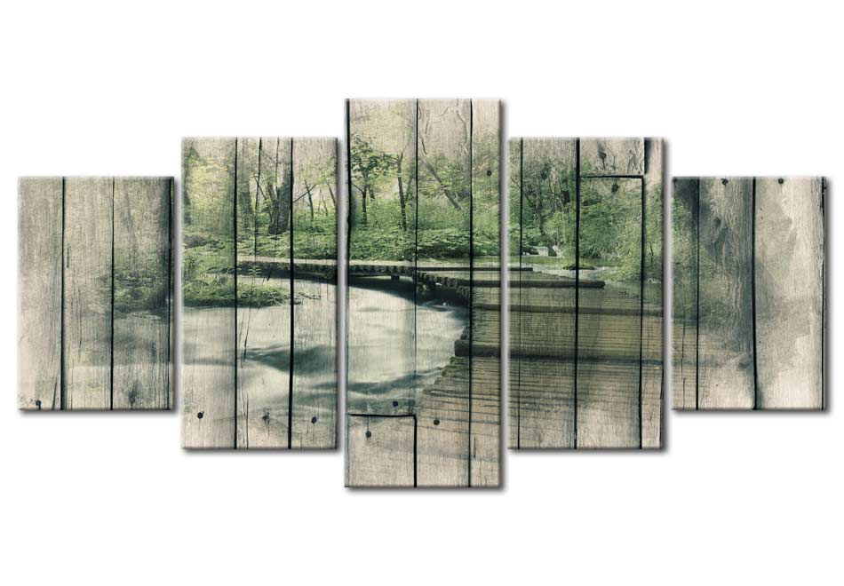 Stretched Canvas Landscape Art - The River Of Secrets