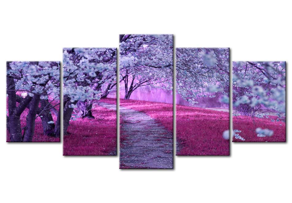 Stretched Canvas Landscape Art - The Road Of Love