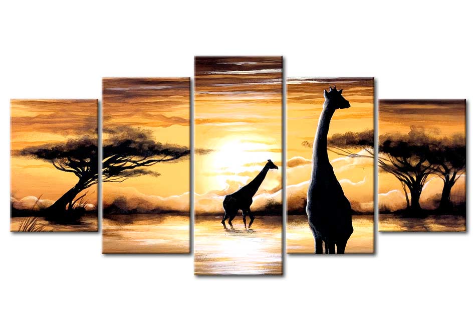 Stretched Canvas Landscape Art - Wild Africa