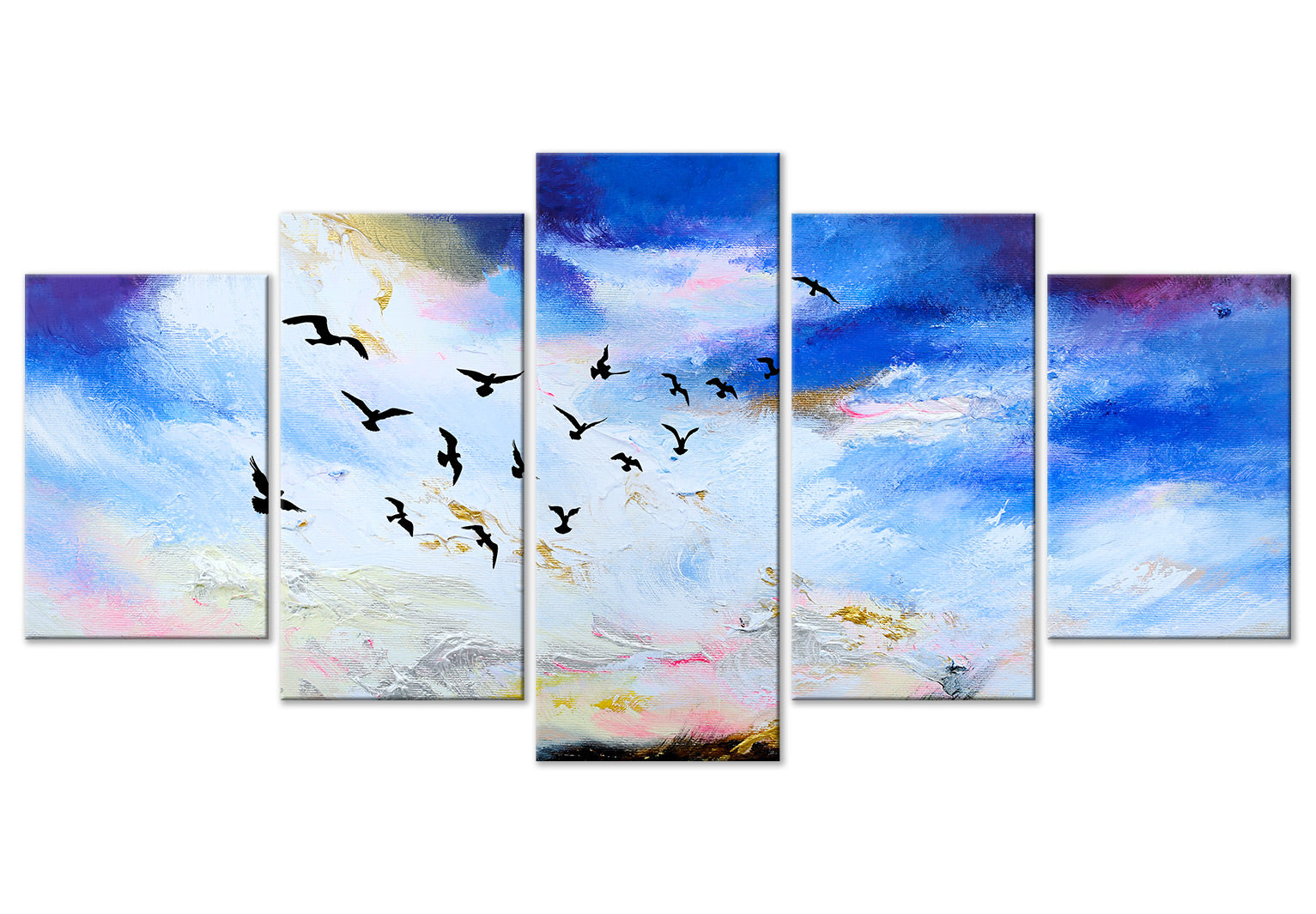 Stretched Canvas Wall Art - Autumn Is Coming 5 Piece