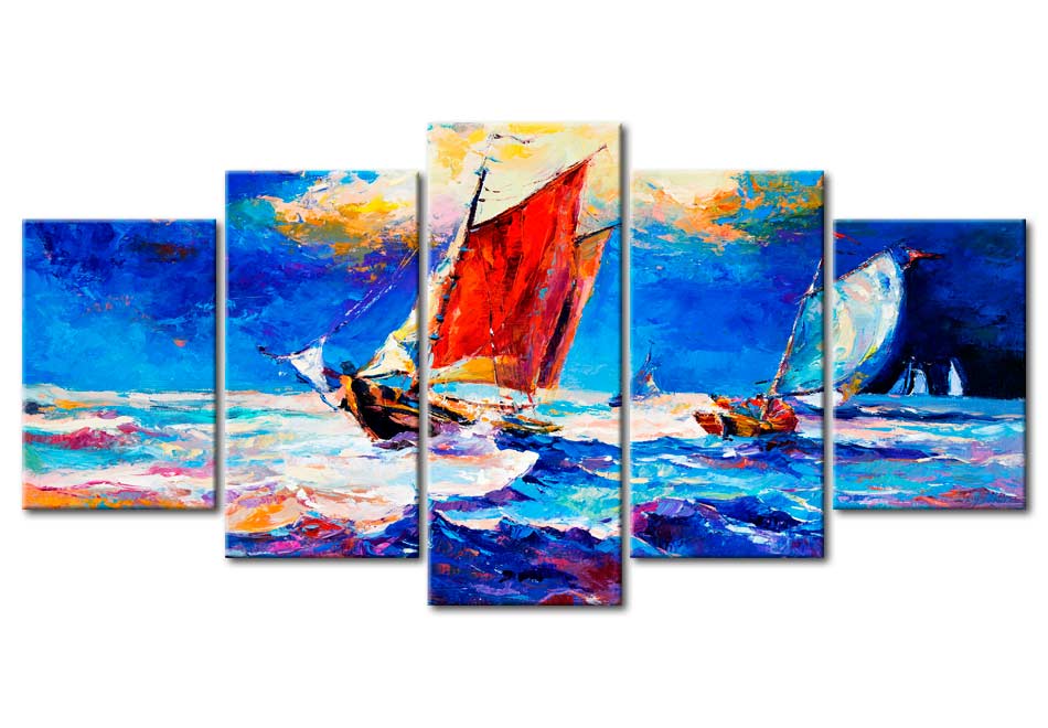 Stretched Canvas Wall Art - Catch The Wind