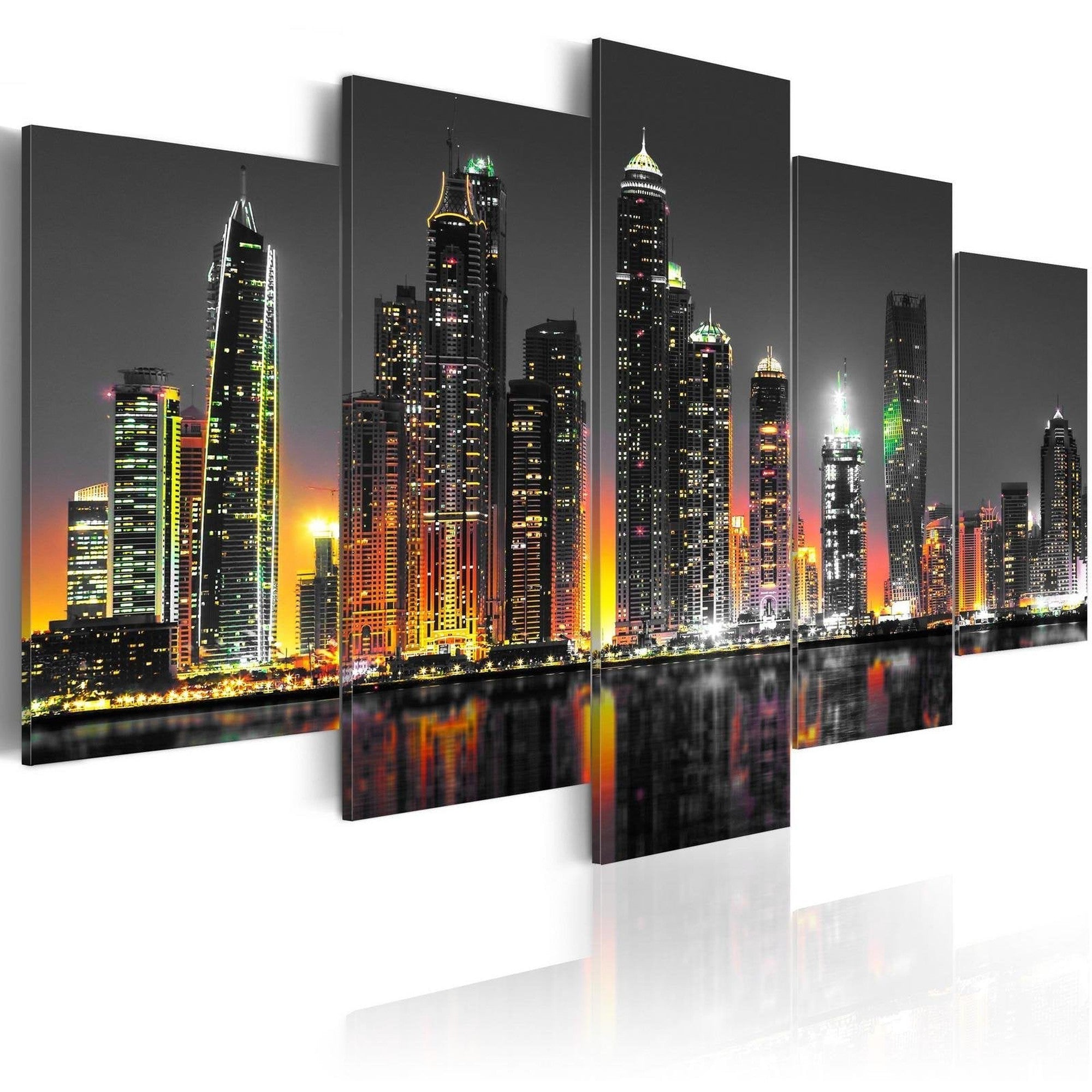 Stretched Canvas Places - Desertic City-Tiptophomedecor