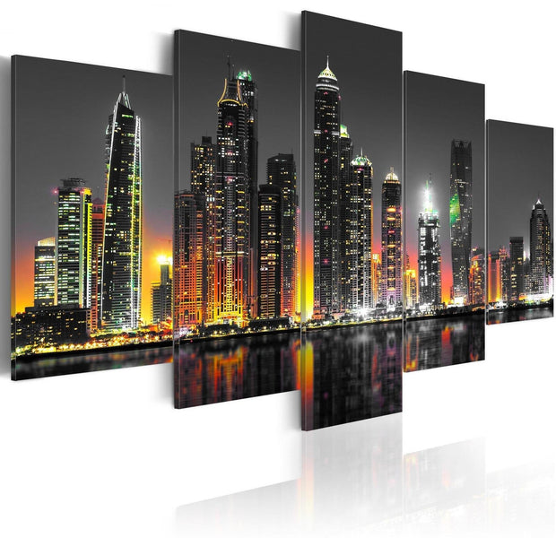 Stretched Canvas Places - Desertic City-Tiptophomedecor