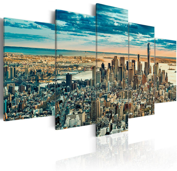 Stretched Canvas Places - Ny: Dream City-Tiptophomedecor
