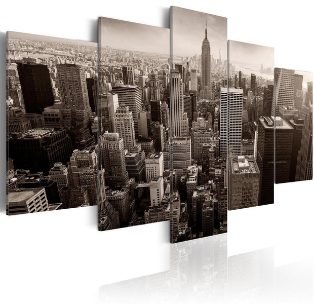 Stretched Canvas Places - Modernity'S Shade-Tiptophomedecor