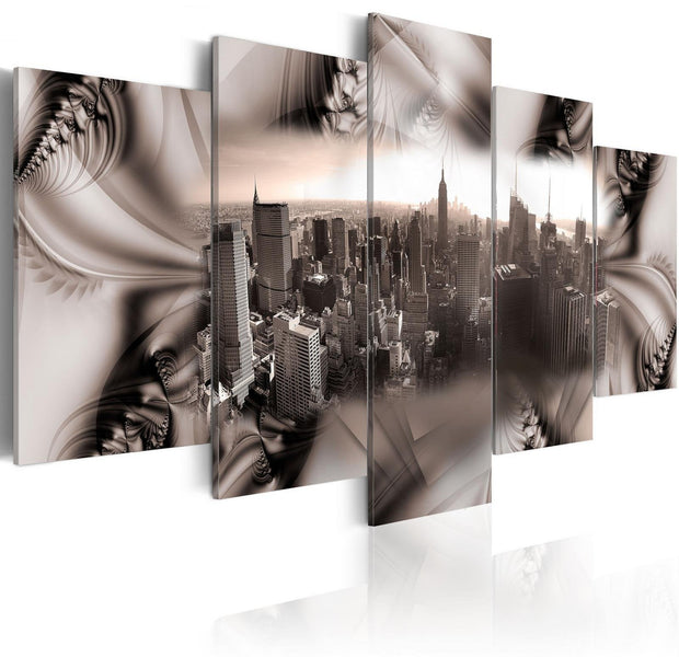 Stretched Canvas Places - Steel City-Tiptophomedecor