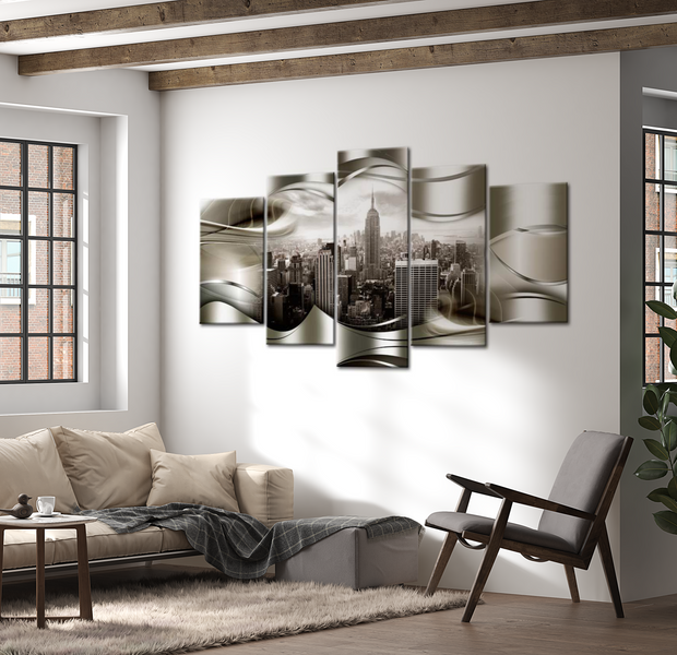 Stretched Canvas Wall Art - New York In My Dreams - 5 Pieces