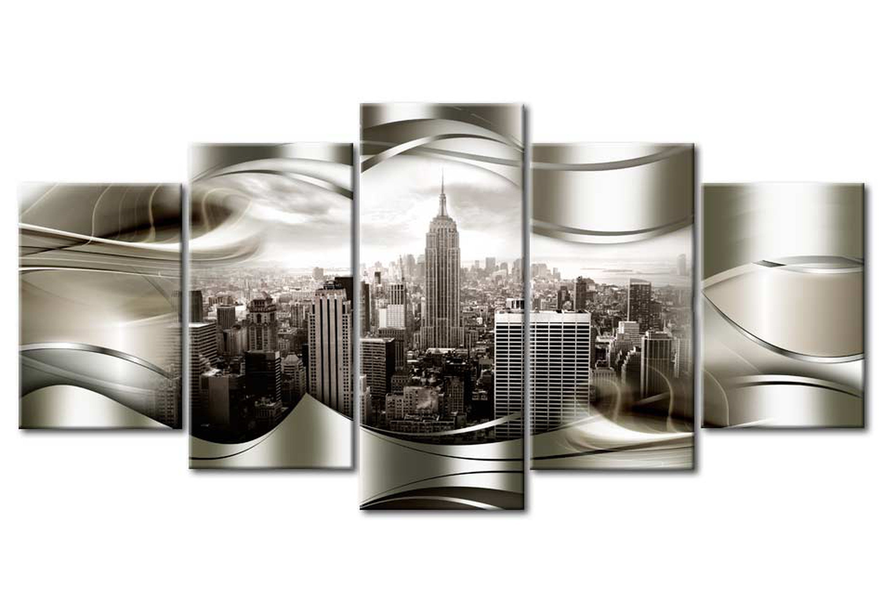 Stretched Canvas Wall Art - New York In My Dreams - 5 Pieces