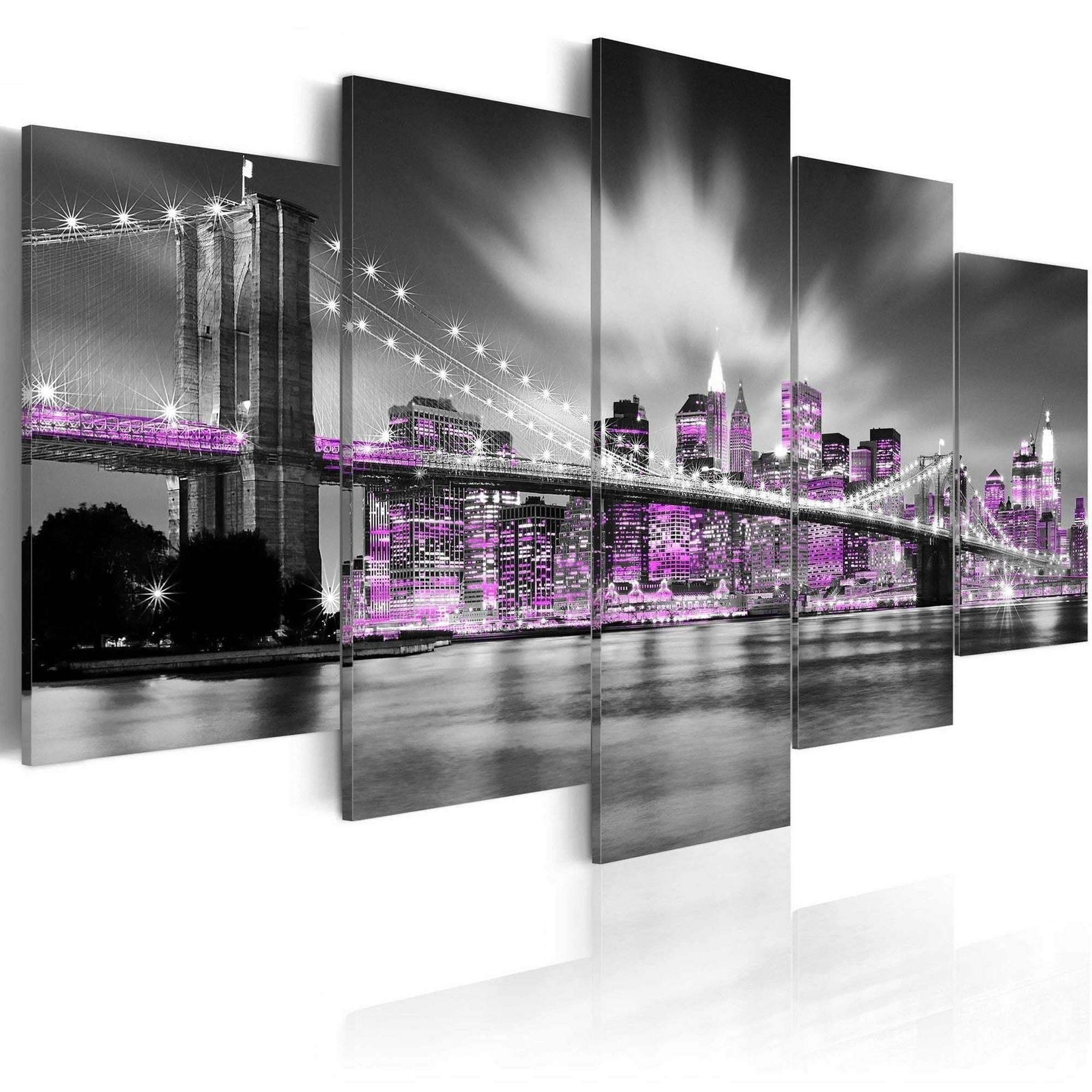 Stretched Canvas Places - Amethystine New York-Tiptophomedecor