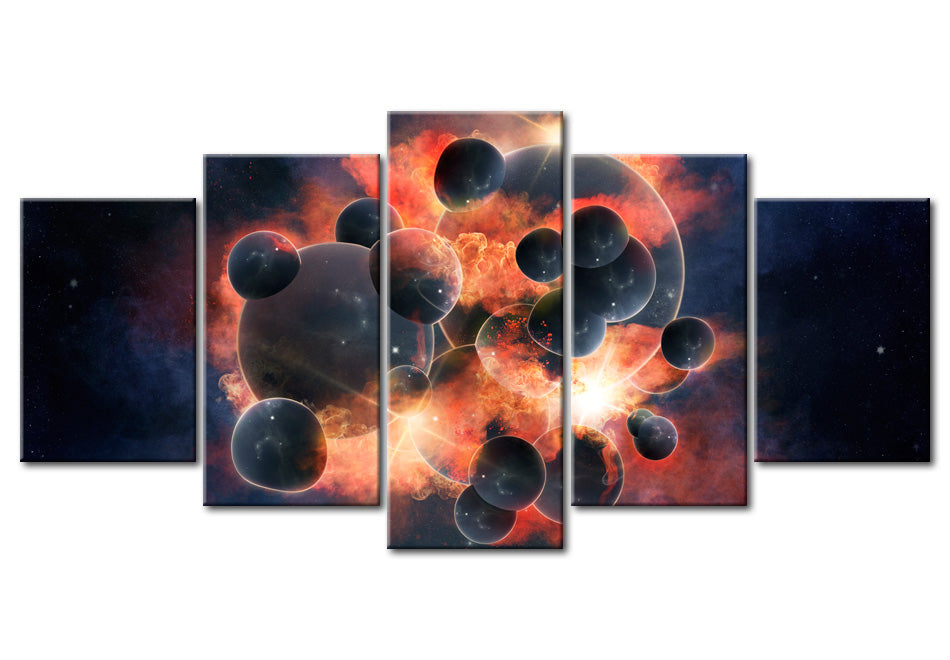 Stretched Canvas Wall Art - Theory Of The Universe Creation