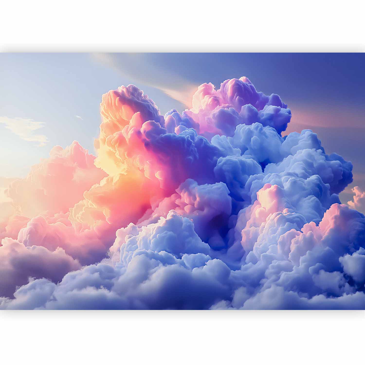 Surface Texture Wallpaper Wall Mural - Artistic Clouds