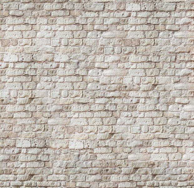Surface Texture Wallpaper Wall Mural - Beige Aesthetic Brick Wall
