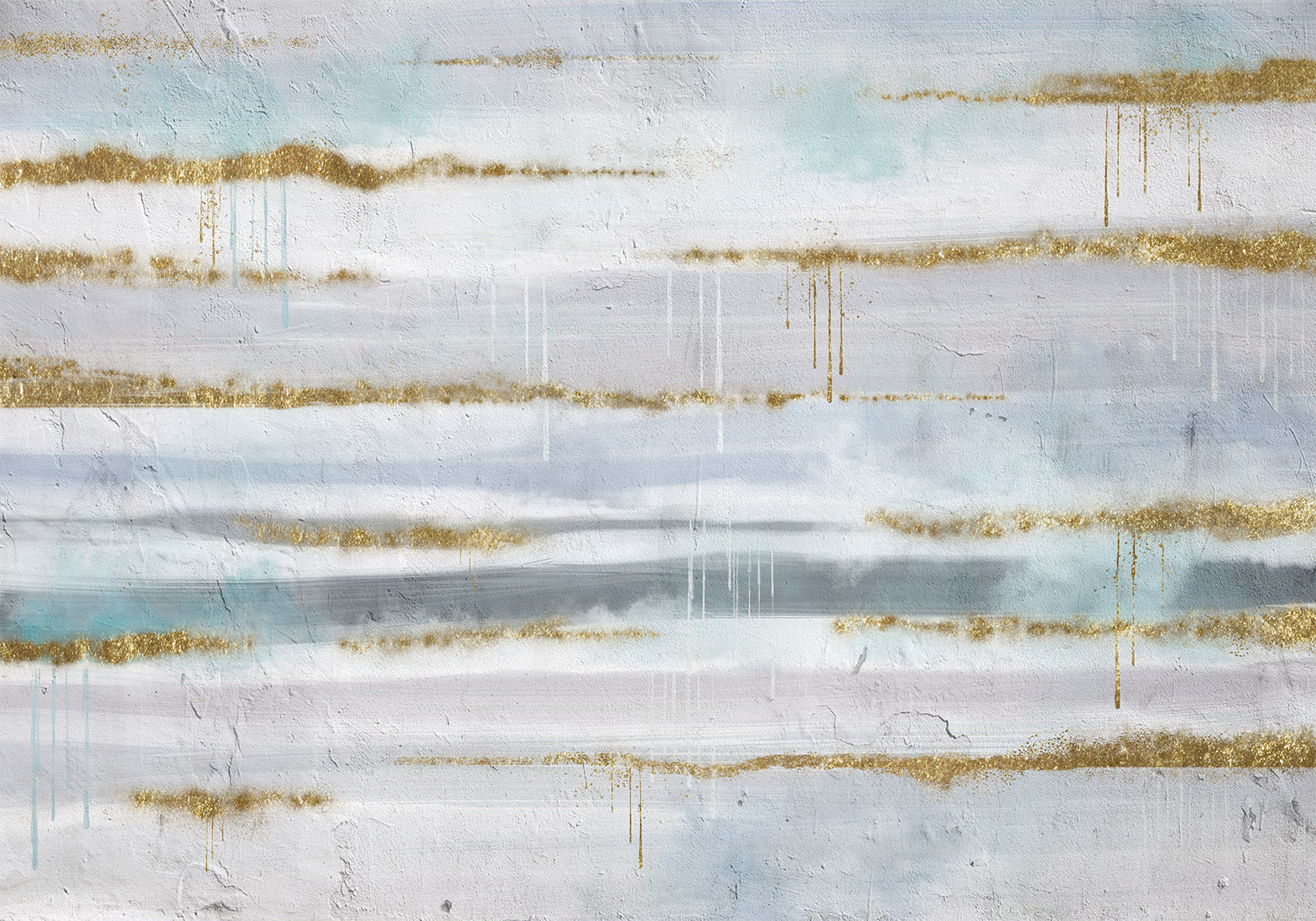 Surface Texture Wallpaper Wall Mural - Modern Gold Sparkle Wall