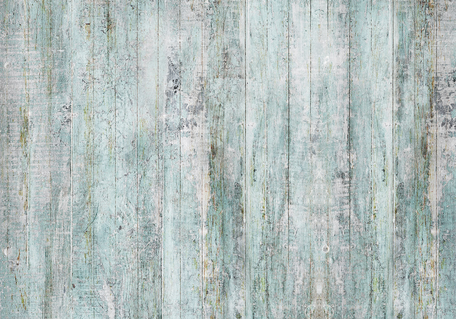 Surface Texture Wallpaper Wall Mural - Rustic Light Blue Wood