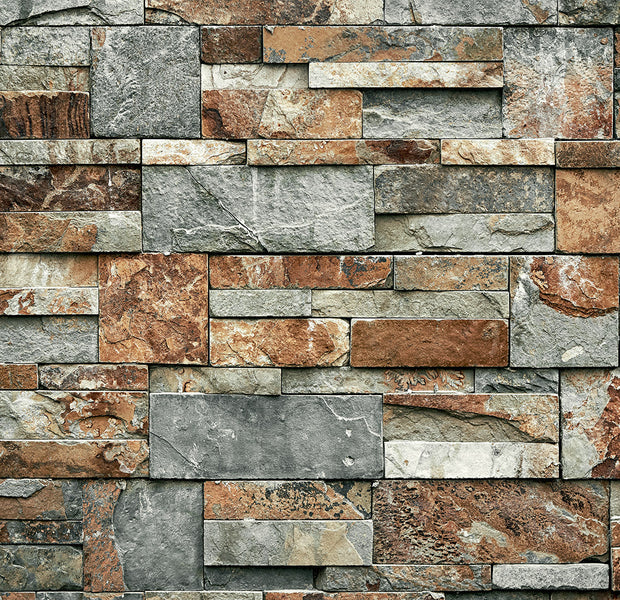 Surface Texture Wallpaper Wall Mural - Rusty Contrasts