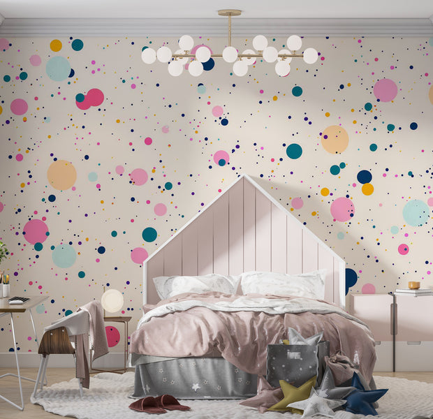 Surface Texture Wallpaper Wall Mural - Speckles and Splatters