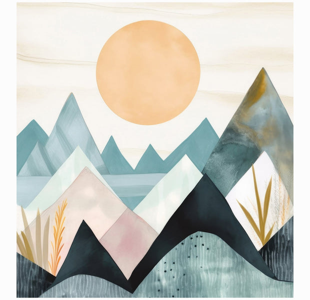 Premium Wallpaper Wall Mural - Blue Mountains-Tiptophomedecor