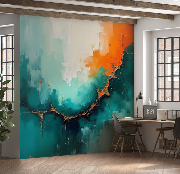 Peel & Stick Abstract Wall Mural - Breaking Ground