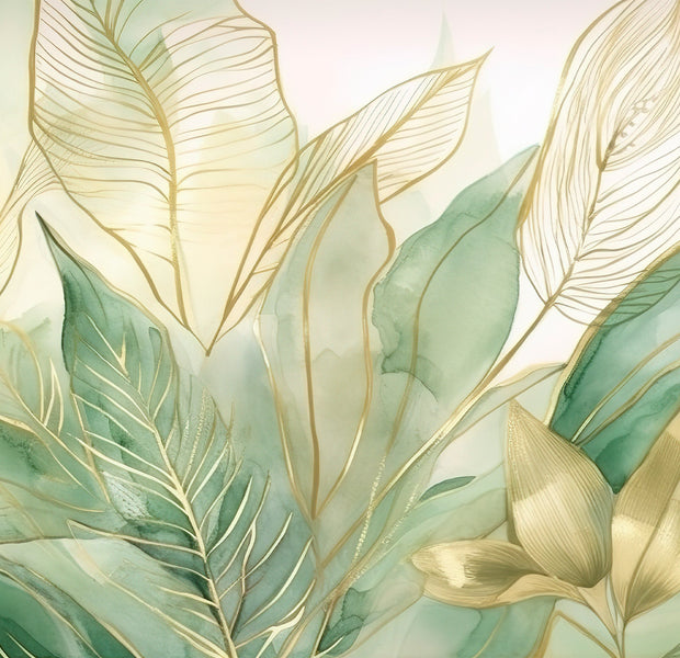 Premium Wallpaper Wall Mural - Modern Nature Art-Tiptophomedecor