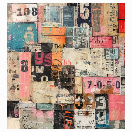 Premium Wallpaper Wall Mural - Urban Typography-Tiptophomedecor