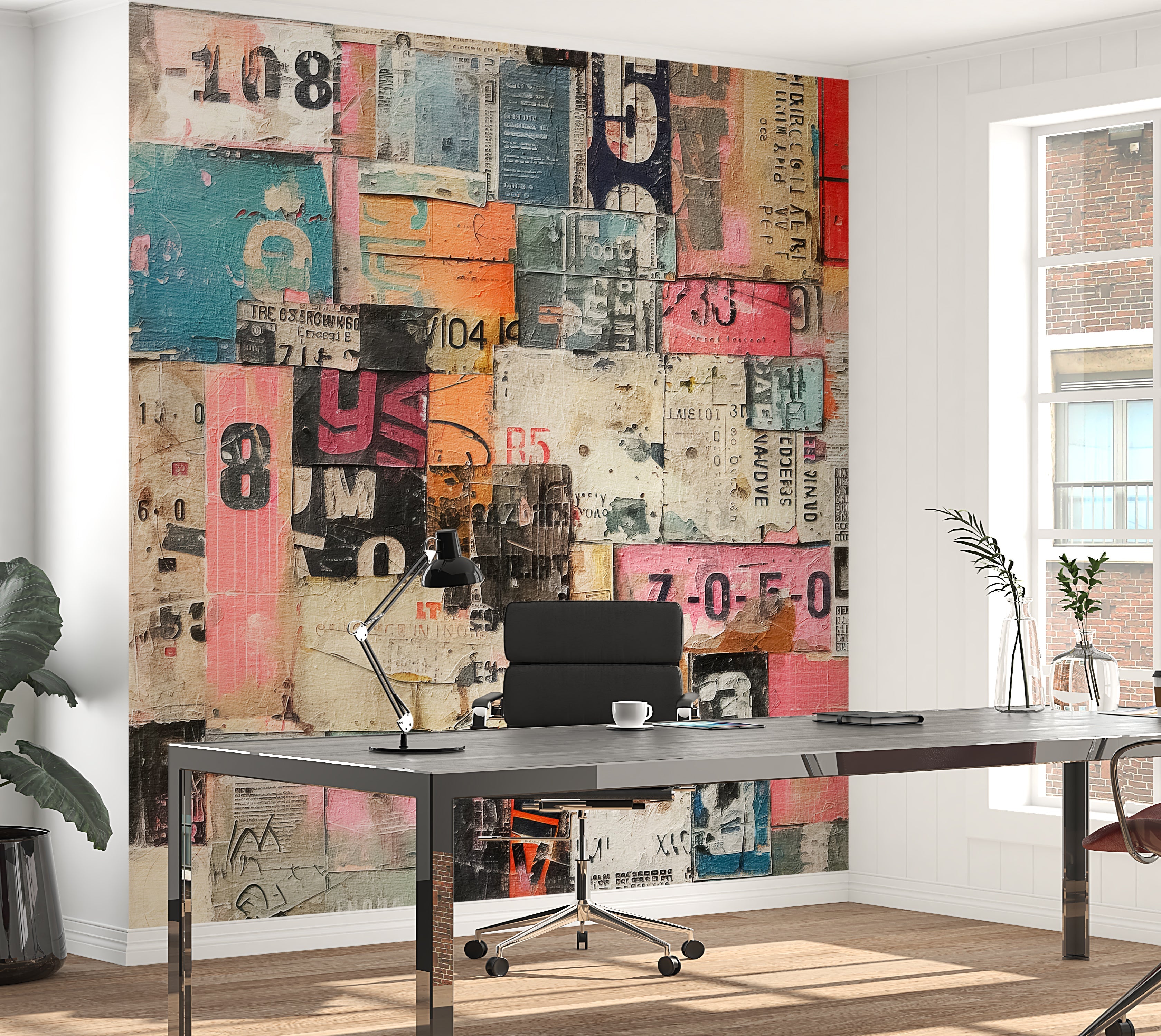 Premium Wallpaper Wall Mural - Urban Typography