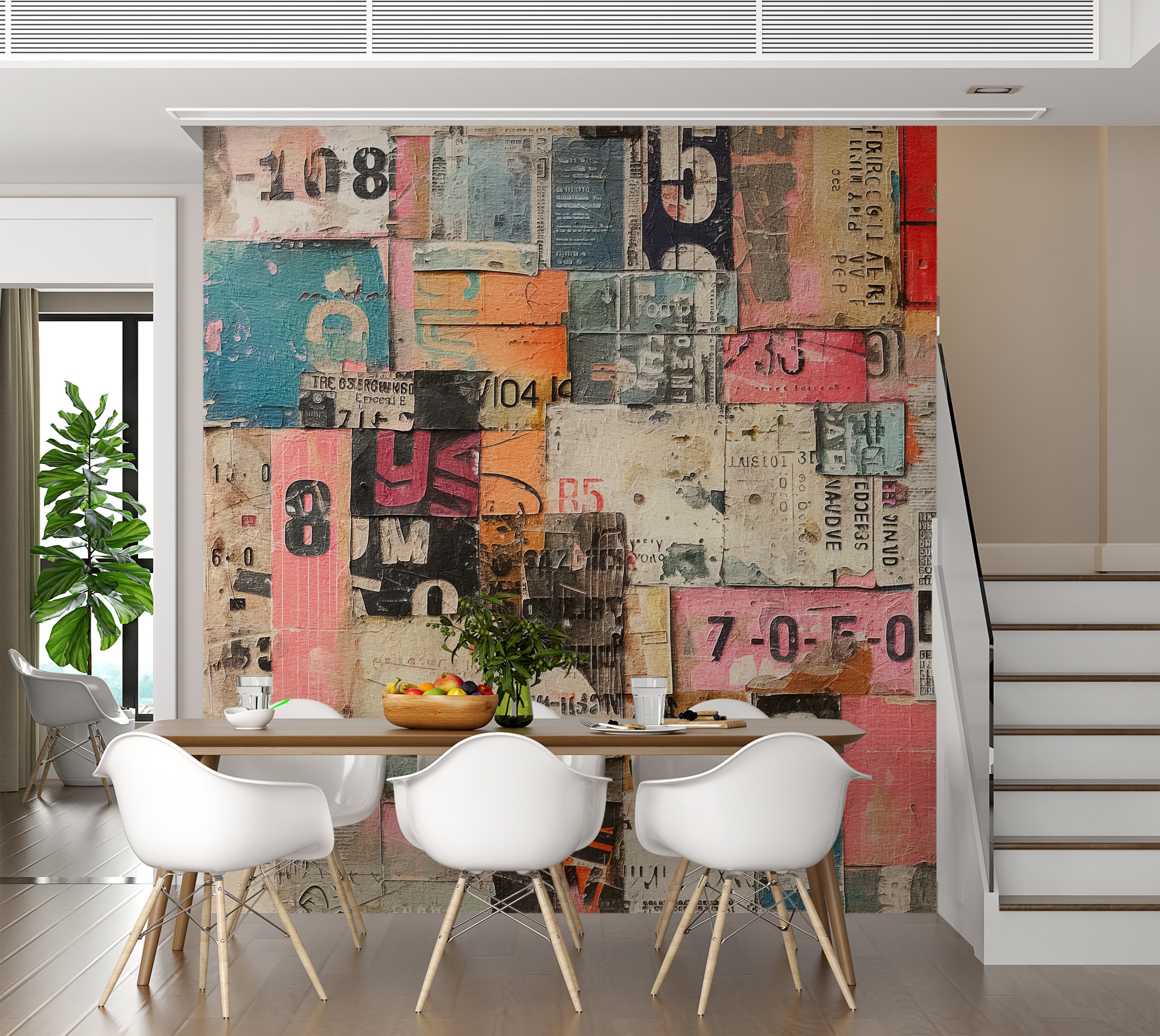 Premium Wallpaper Wall Mural - Urban Typography