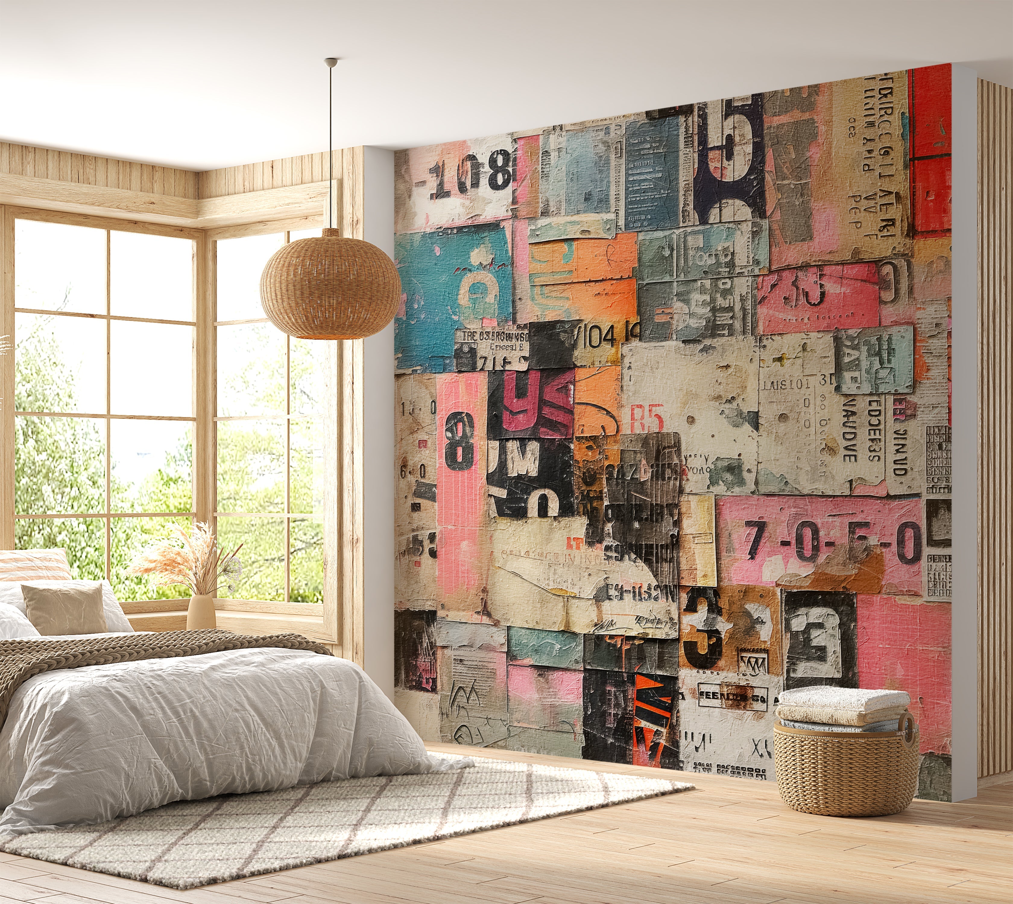 Premium Wallpaper Wall Mural - Urban Typography