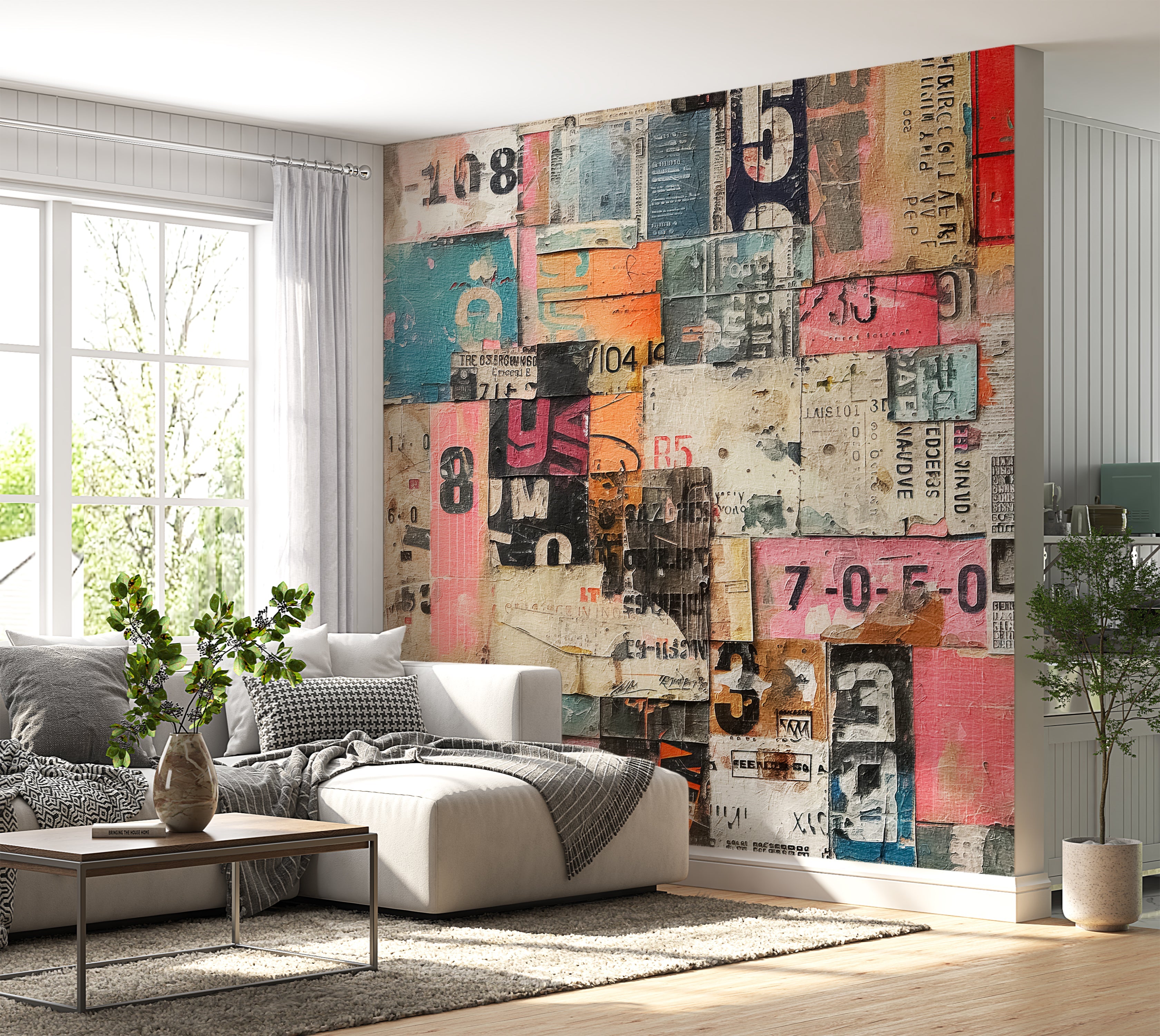 Premium Wallpaper Wall Mural - Urban Typography