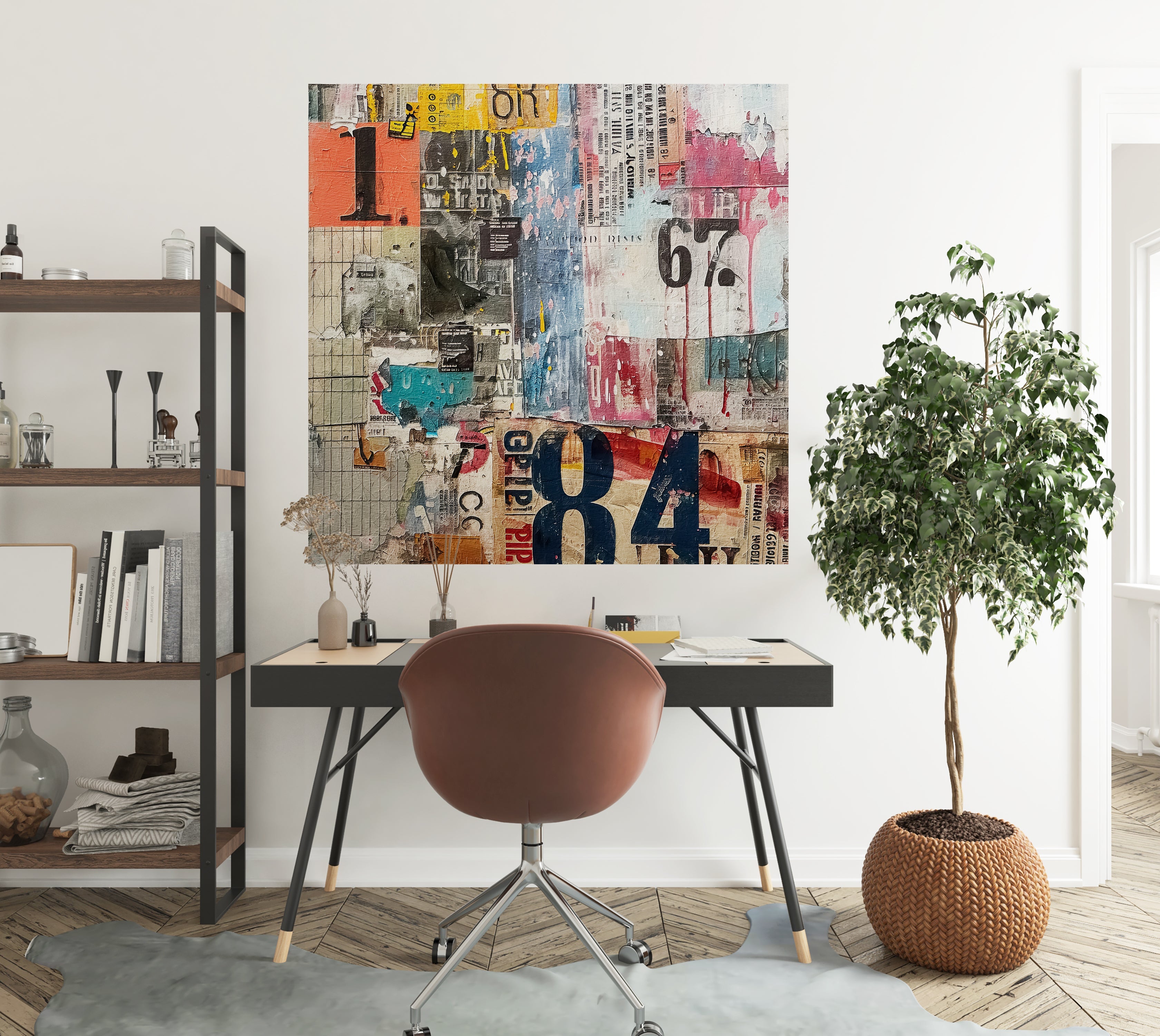 Premium Wallpaper Wall Mural - Urban Mixed Media