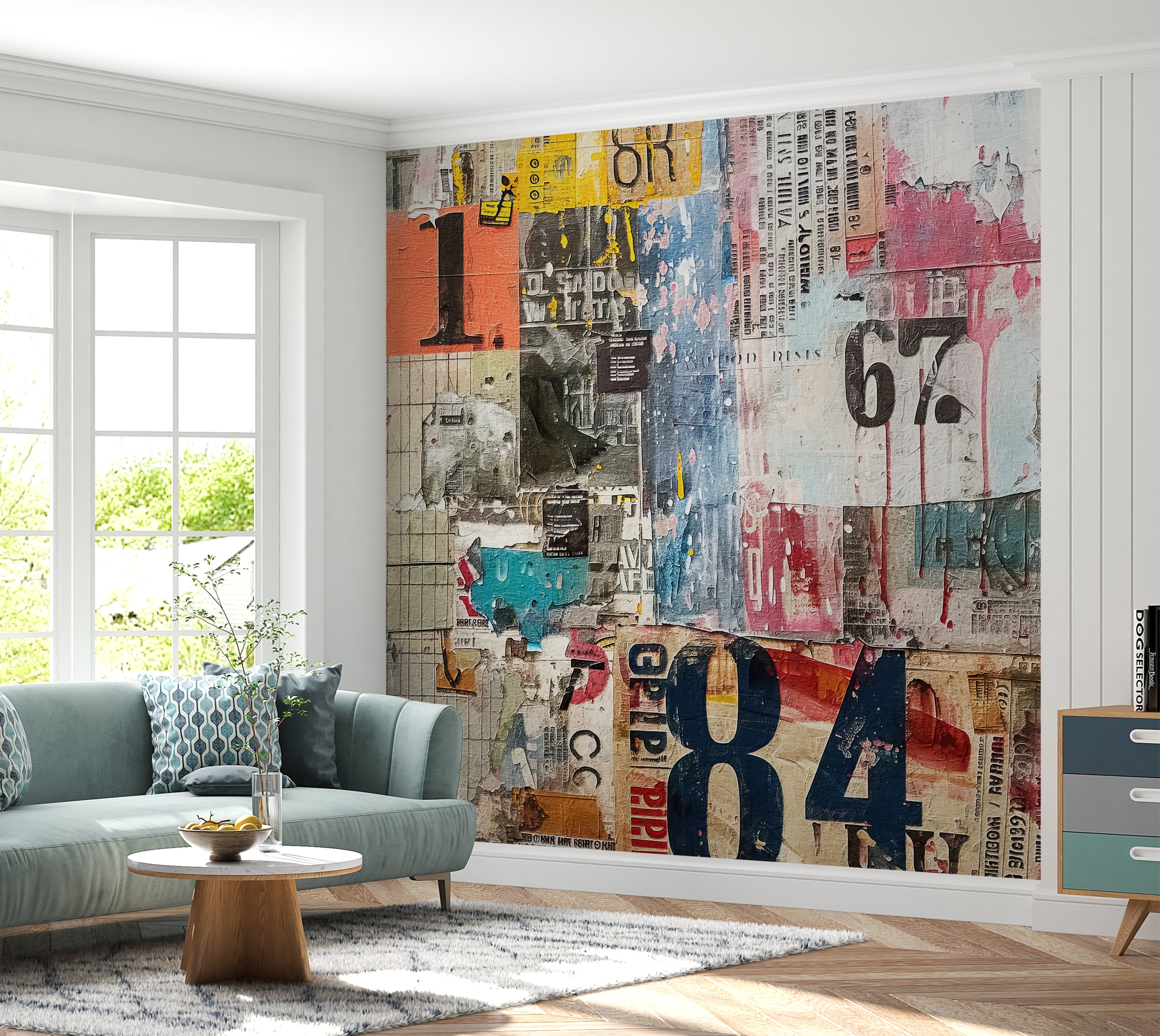 Premium Wallpaper Wall Mural - Urban Mixed Media