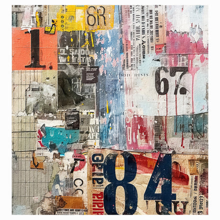 Premium Wallpaper Wall Mural - Urban Mixed Media-Tiptophomedecor