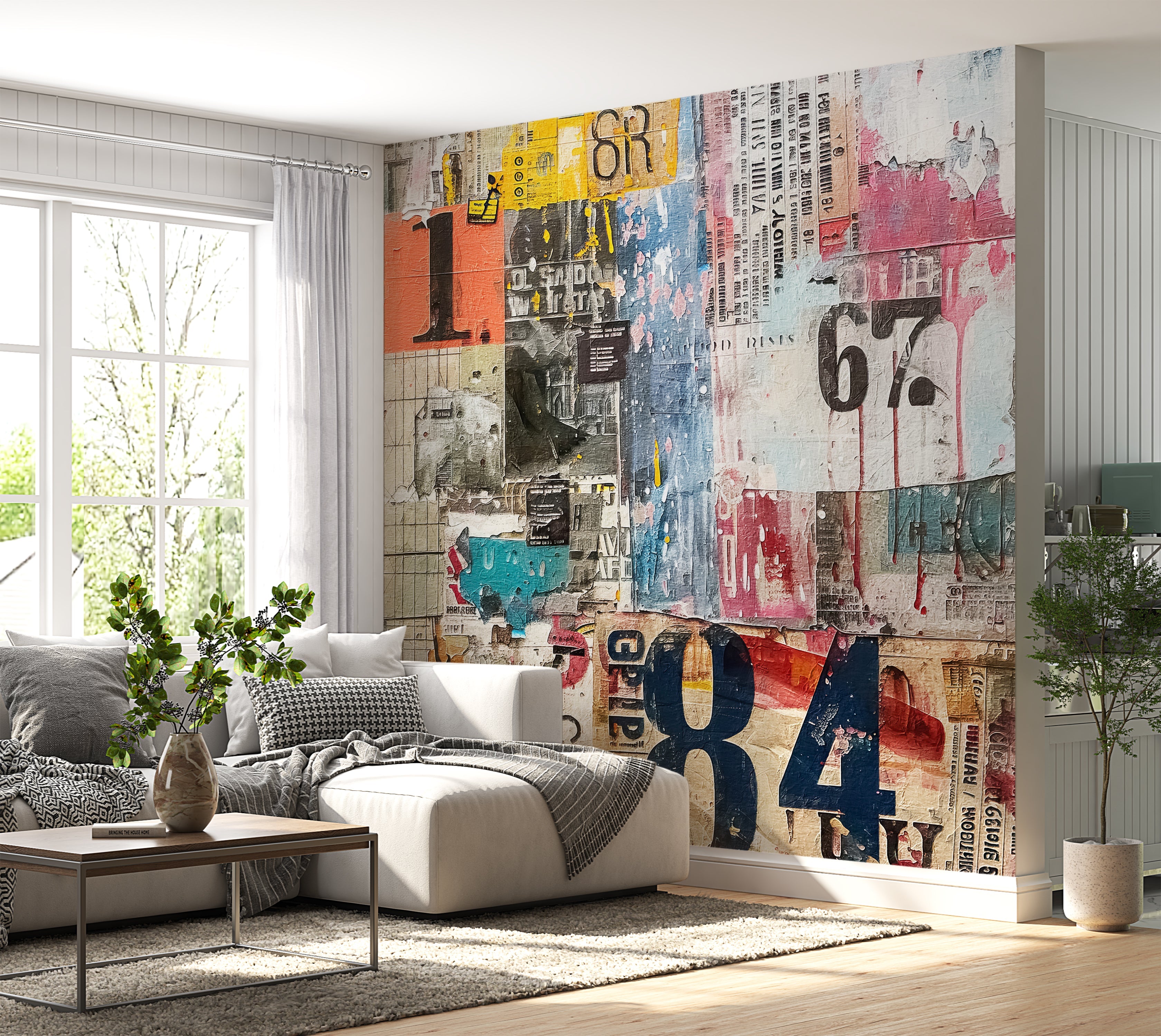 Premium Wallpaper Wall Mural - Urban Mixed Media