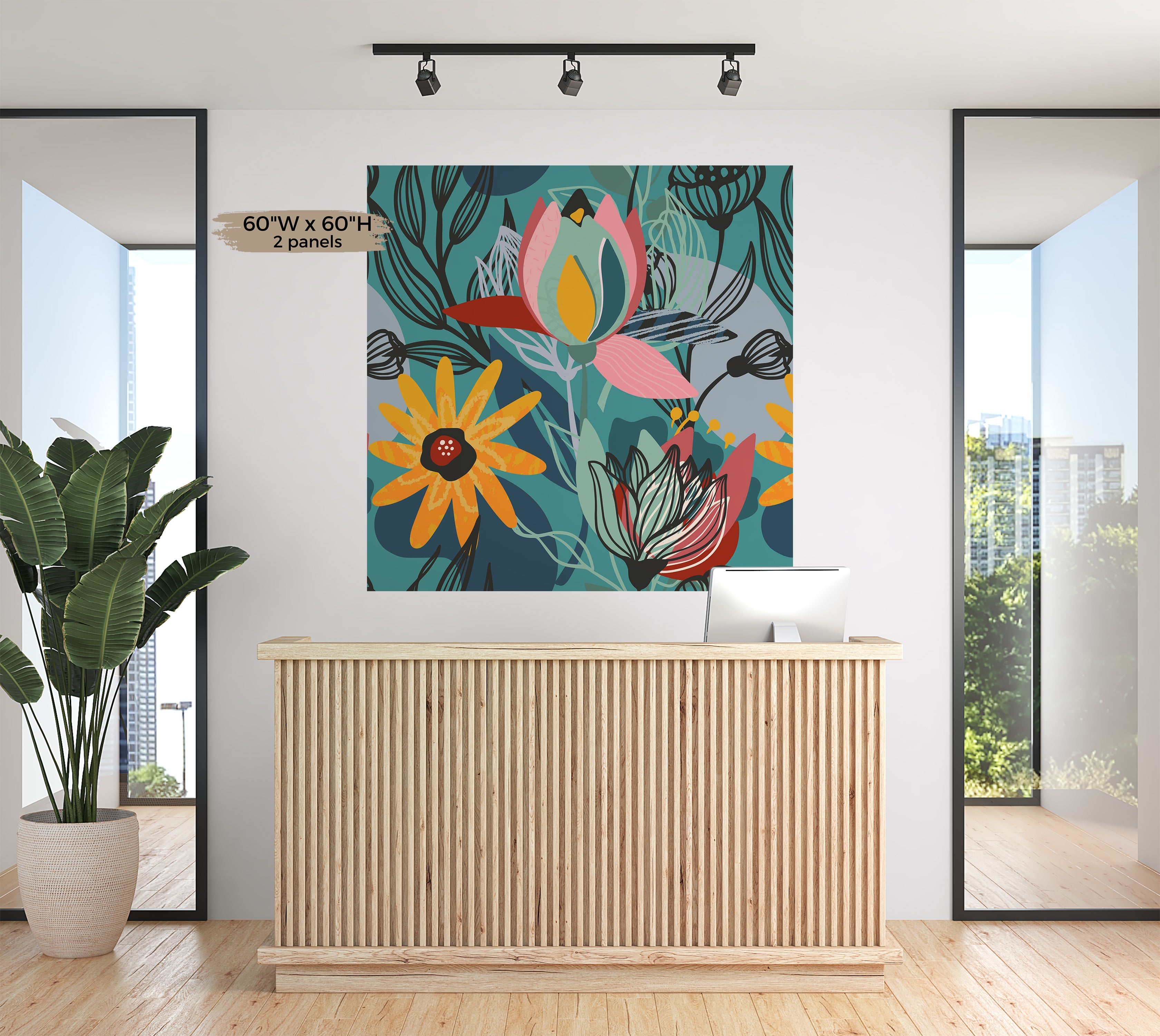 Premium Wallpaper Wall Mural - Botanical Dreams