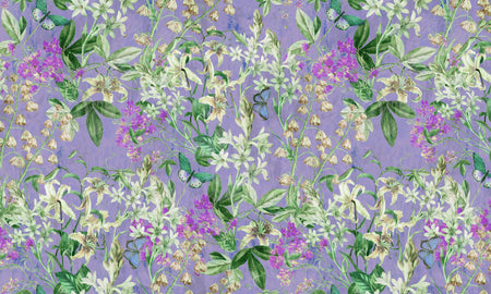 Premium Wallpaper Wall Mural - Spring Garden Lilac-Tiptophomedecor