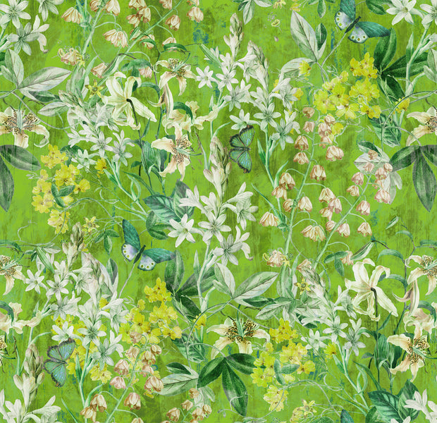 Peel & Stick Wall Mural - Spring Garden Lime Green
