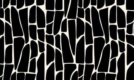 Peel & Stick Abstract Wall Mural - Geometric Pattern Black