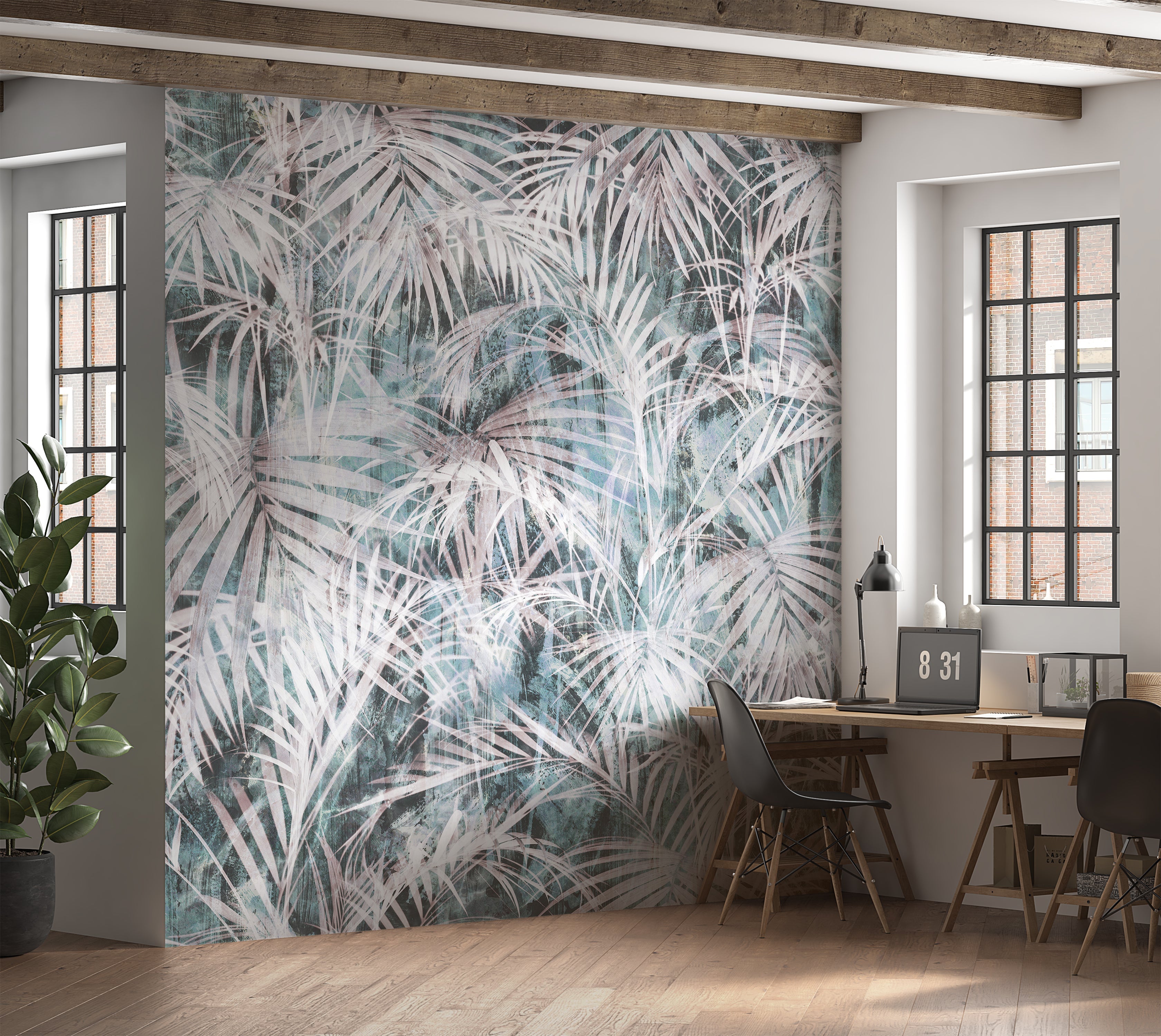 Premium Wallpaper Wall Mural - Vintage Palm Trees