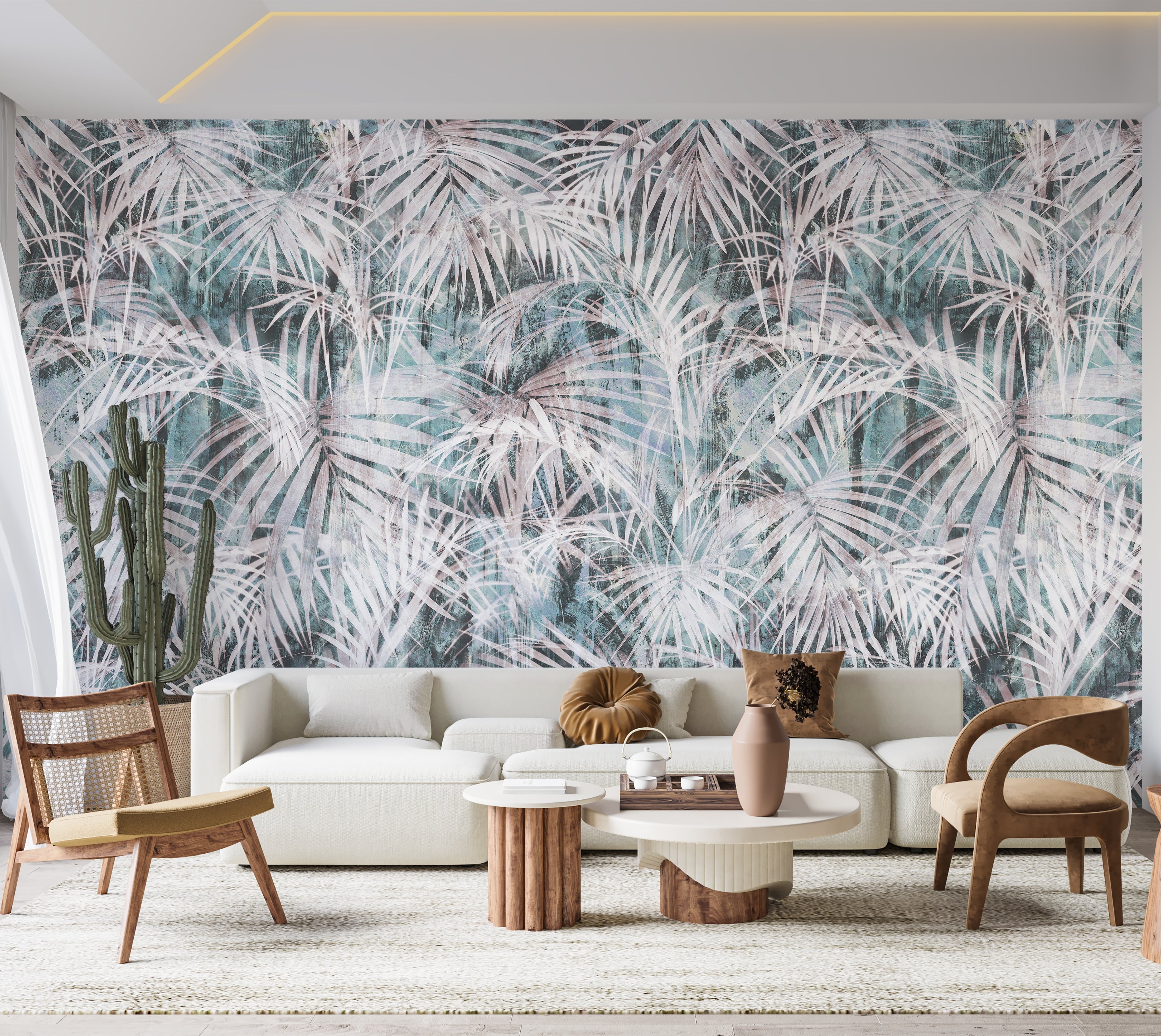 Premium Wallpaper Wall Mural - Vintage Palm Trees