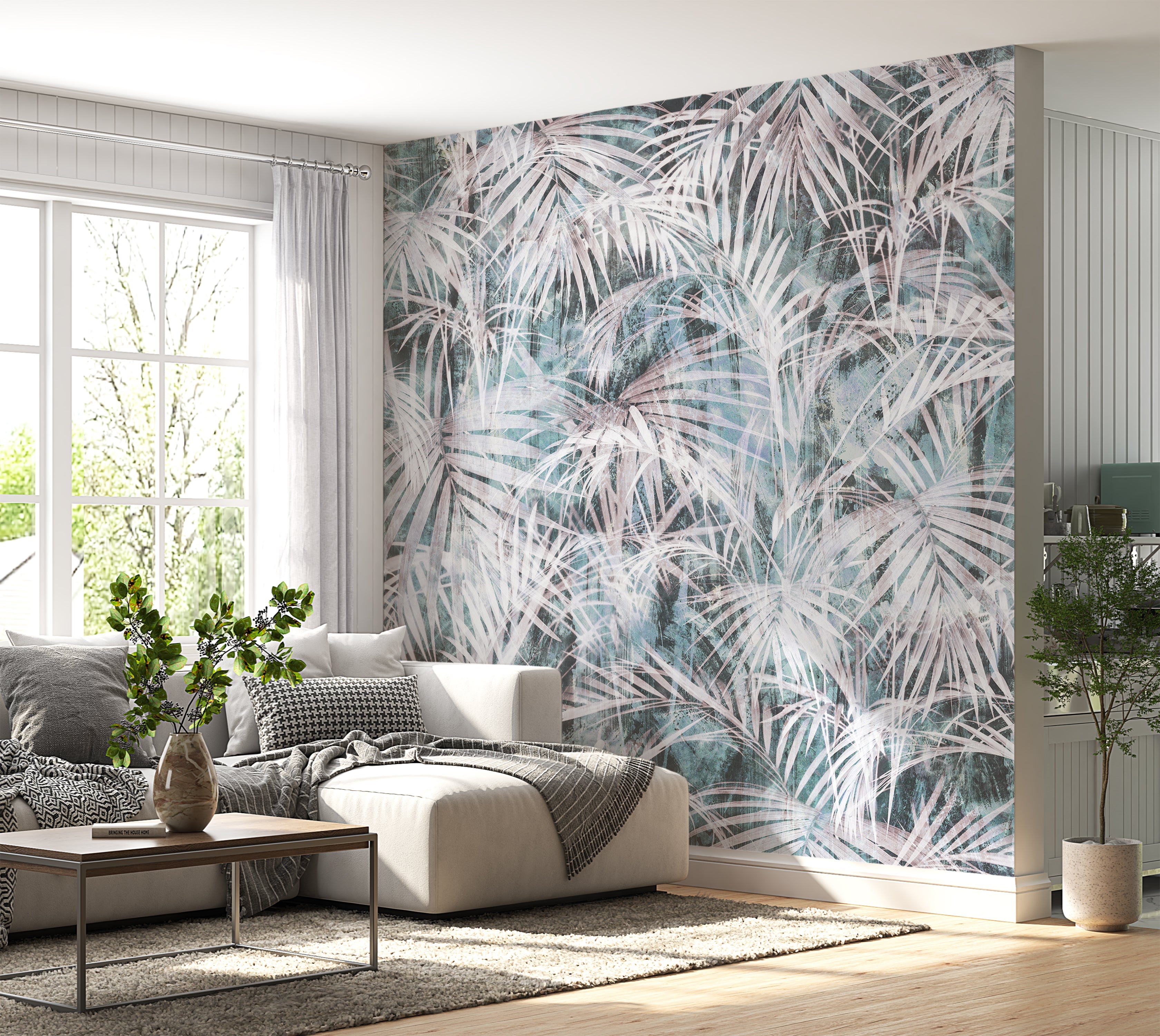 Premium Wallpaper Wall Mural - Vintage Palm Trees