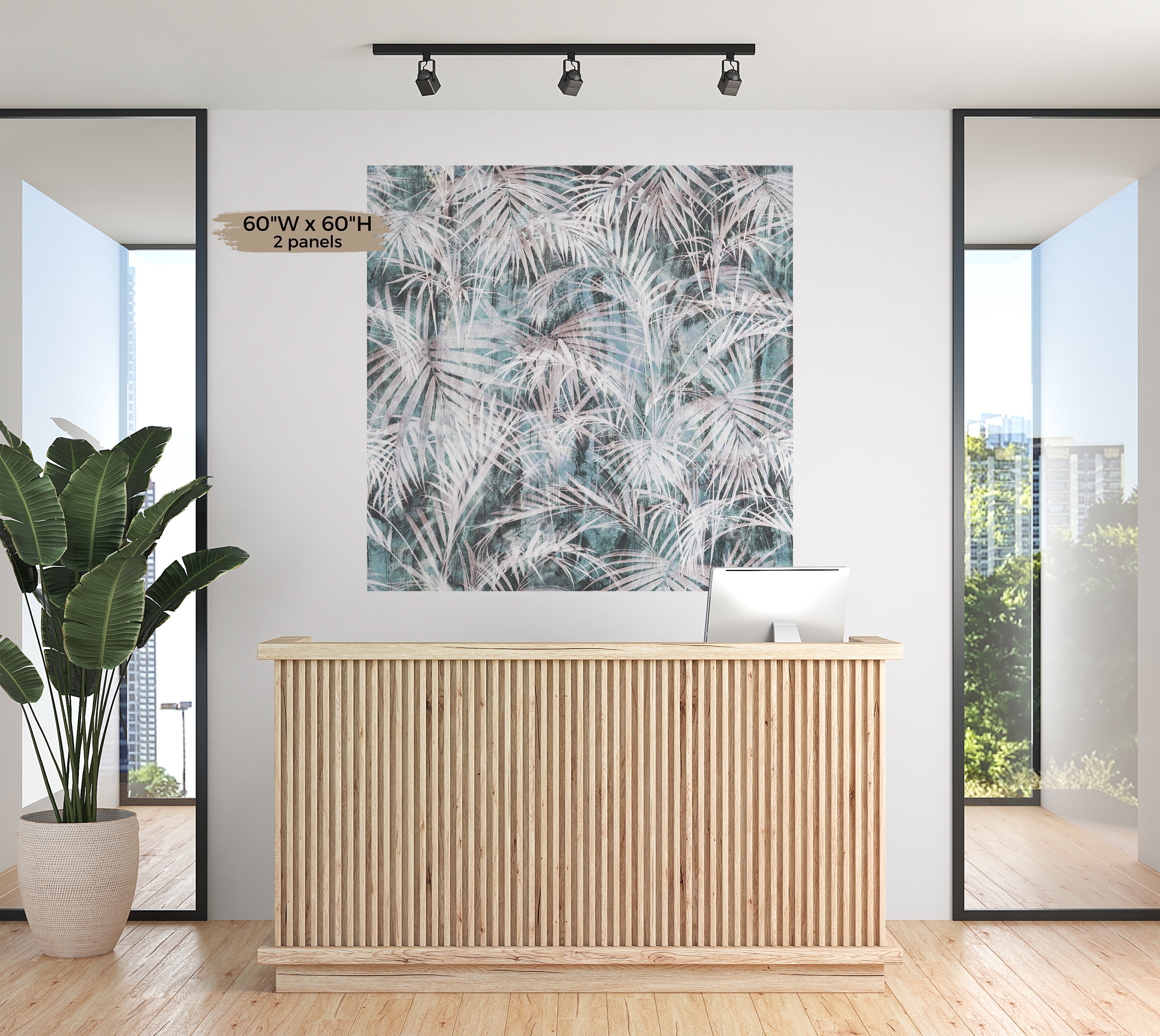 Premium Wallpaper Wall Mural - Vintage Palm Trees