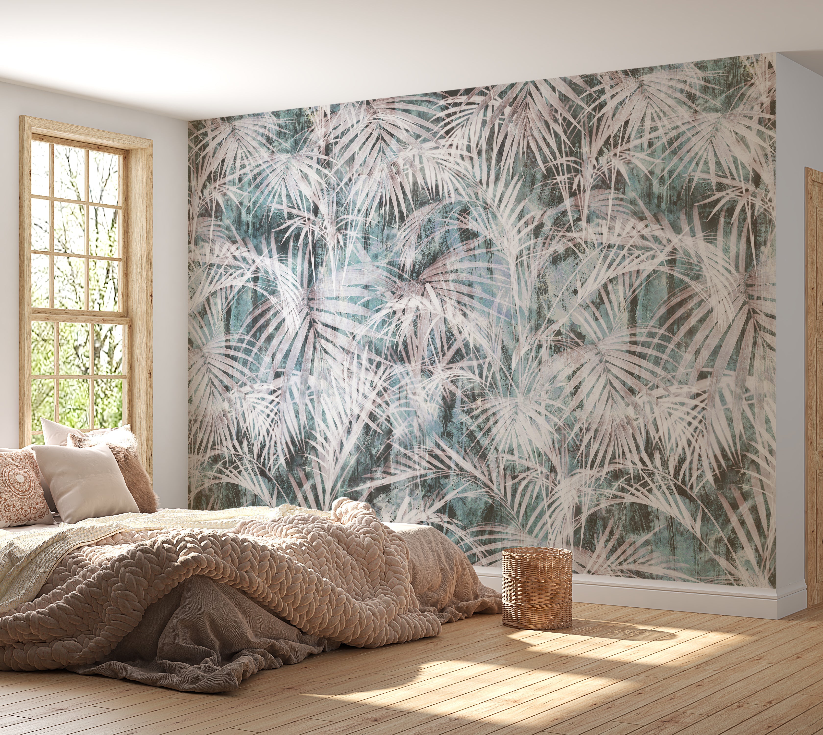 Premium Wallpaper Wall Mural - Vintage Palm Trees