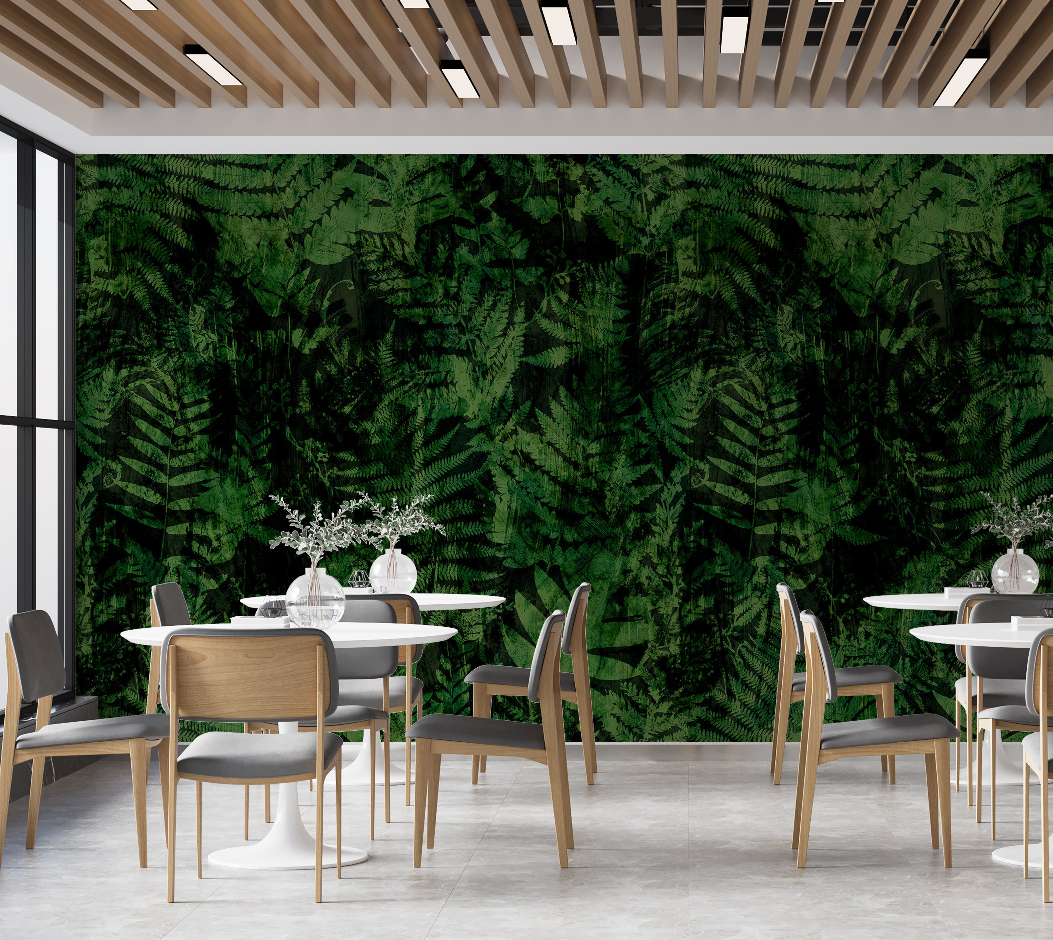 Premium Wallpaper Wall Mural - Dark Forrest Texture