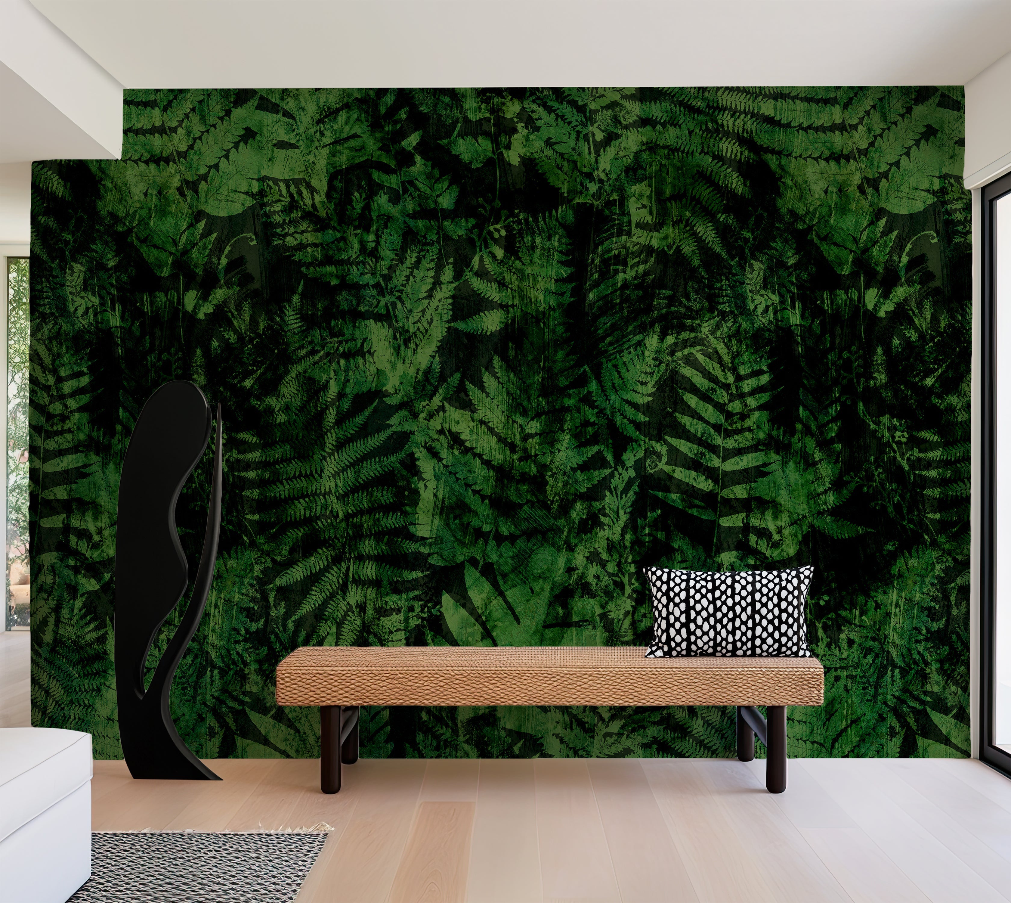 Premium Wallpaper Wall Mural - Dark Forrest Texture