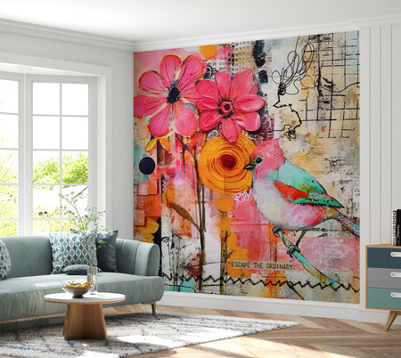 Peel & Stick Art Wall Mural - Escape The Ordinary