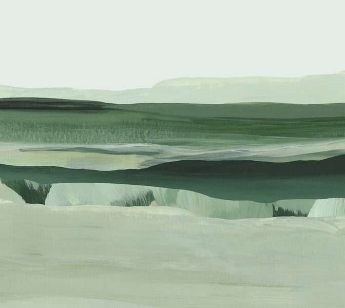 Premium Wallpaper Wall Mural - Meadow Acrylic Landscape