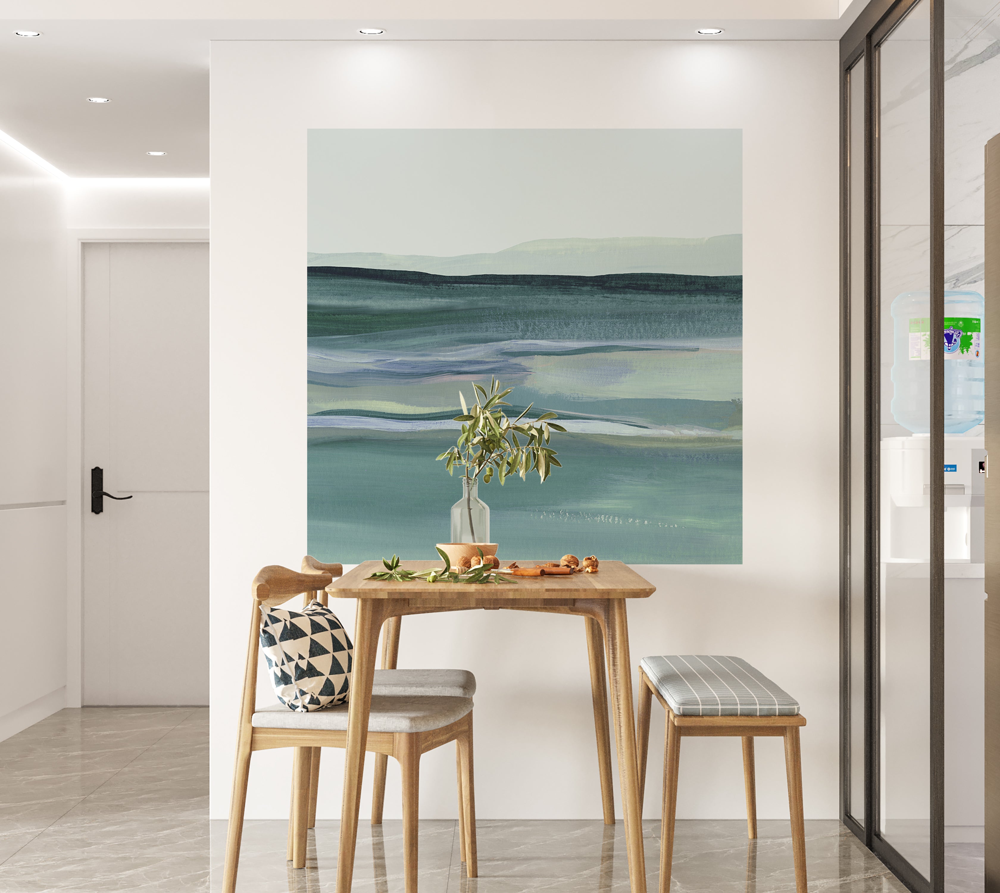 Premium Wallpaper Wall Mural - Acrylic Landscape Painting