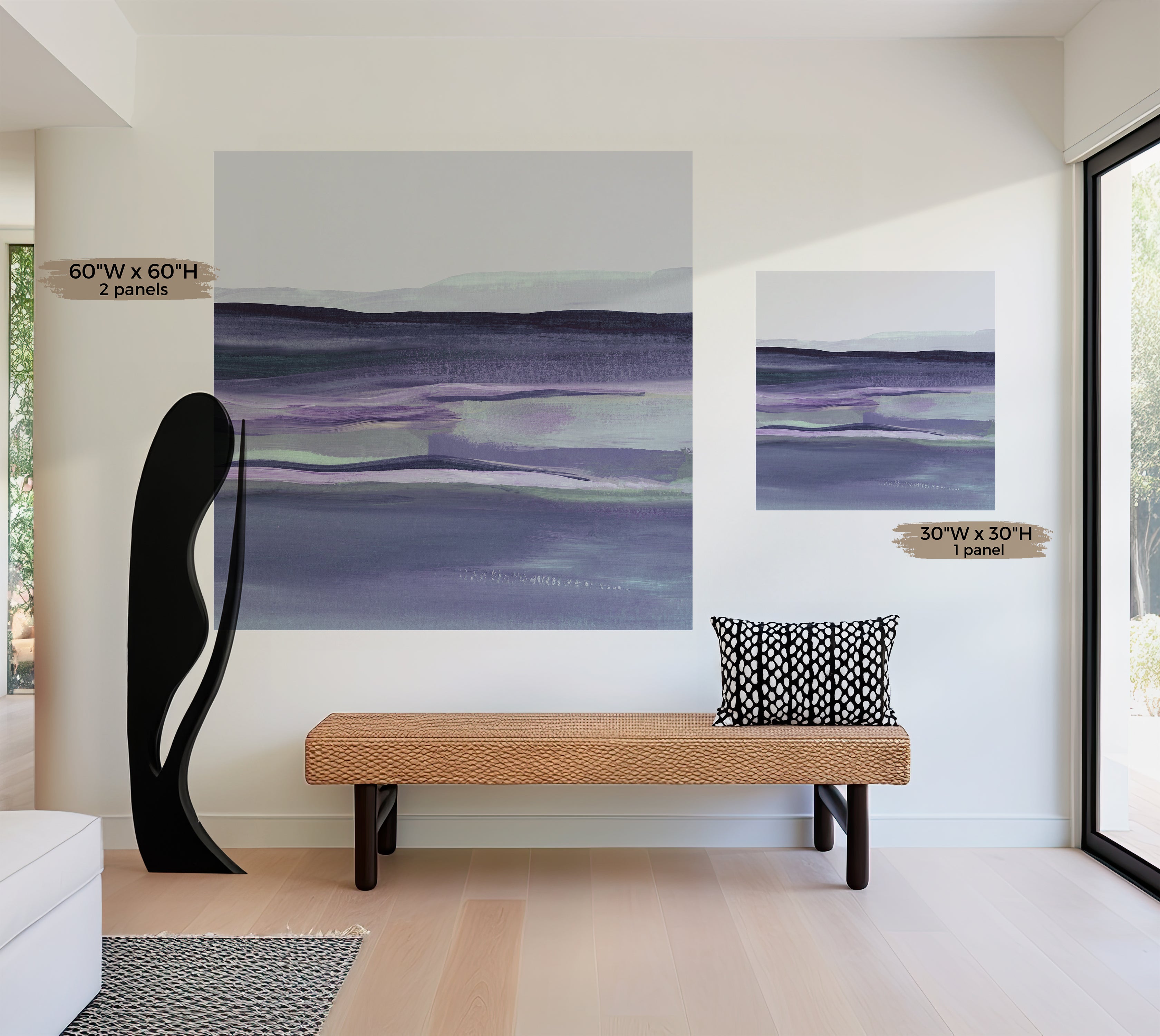 Premium Wallpaper Wall Mural - Acrylic Landscape Painting