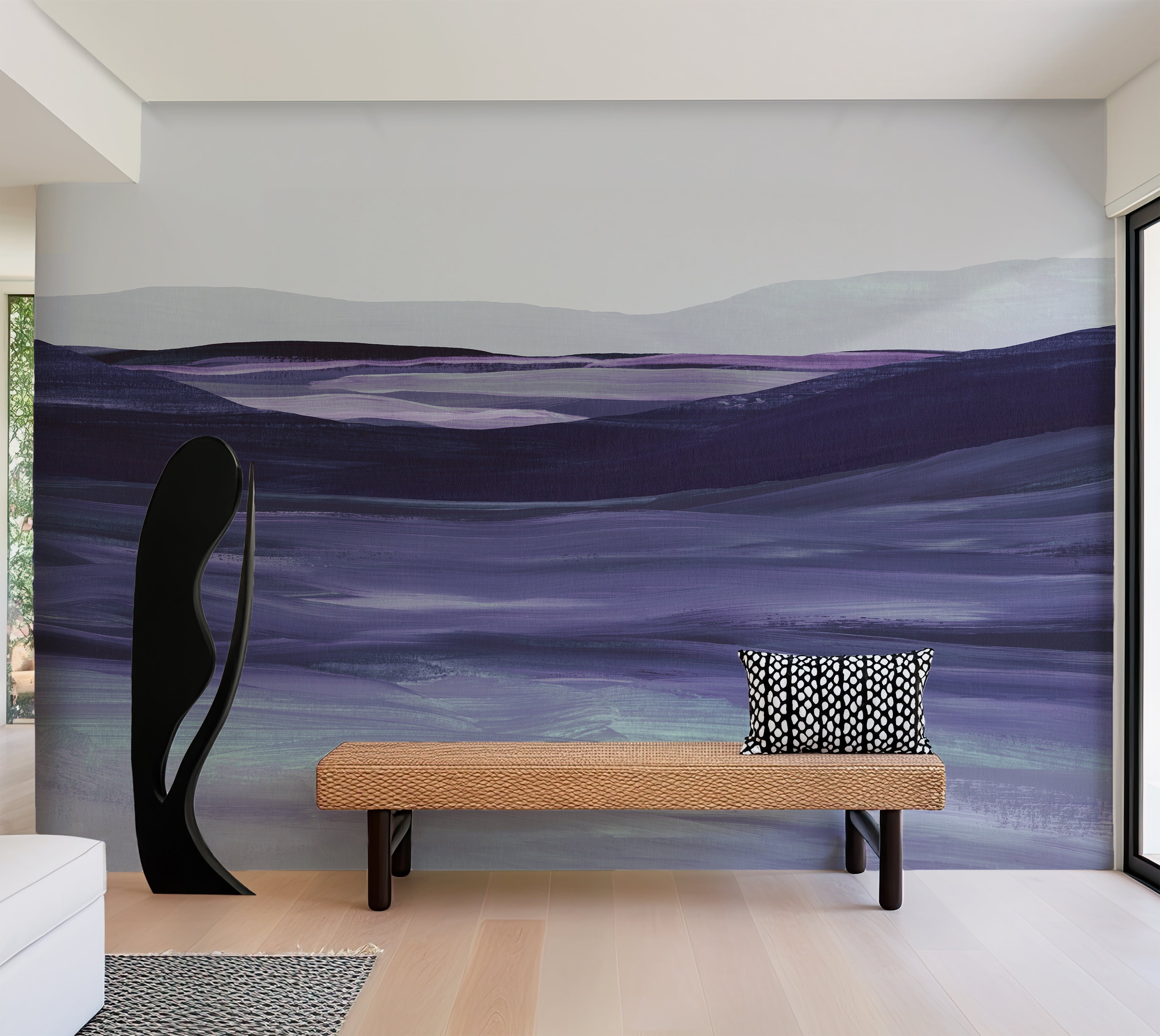 Premium Wallpaper Wall Mural - Serene Landscape Painting